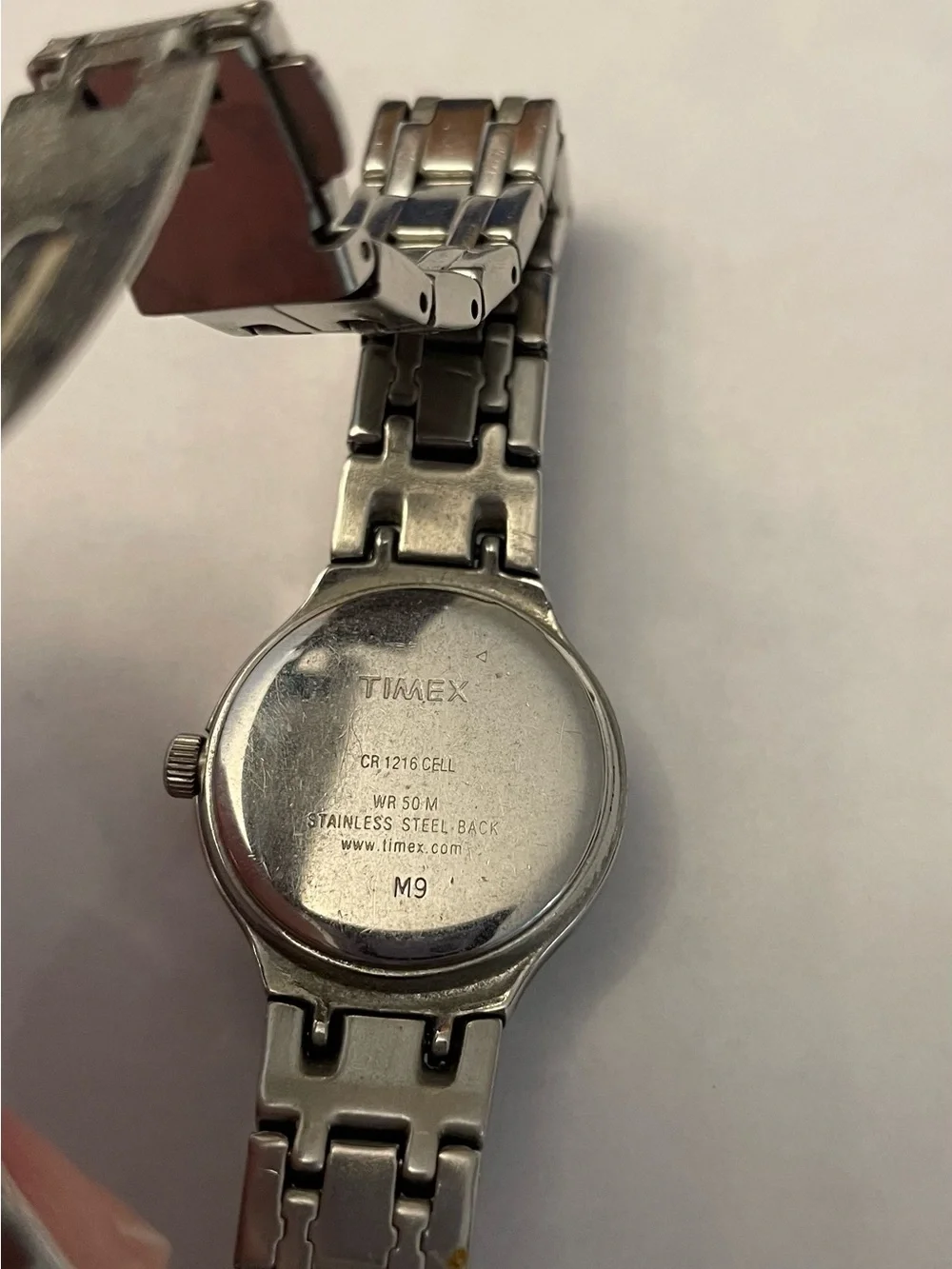 Timex Silver Stainless Steel Watch with Blue Dial